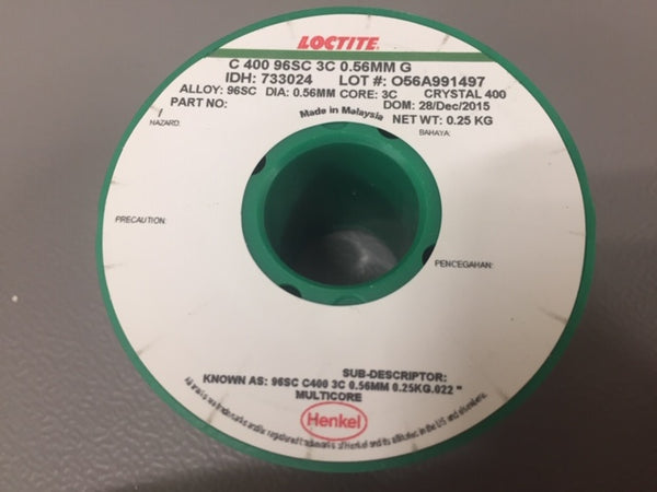 Multicore, 400, 96SC, 3C, 0.56mm, Lead Free Solder Wire, 250g