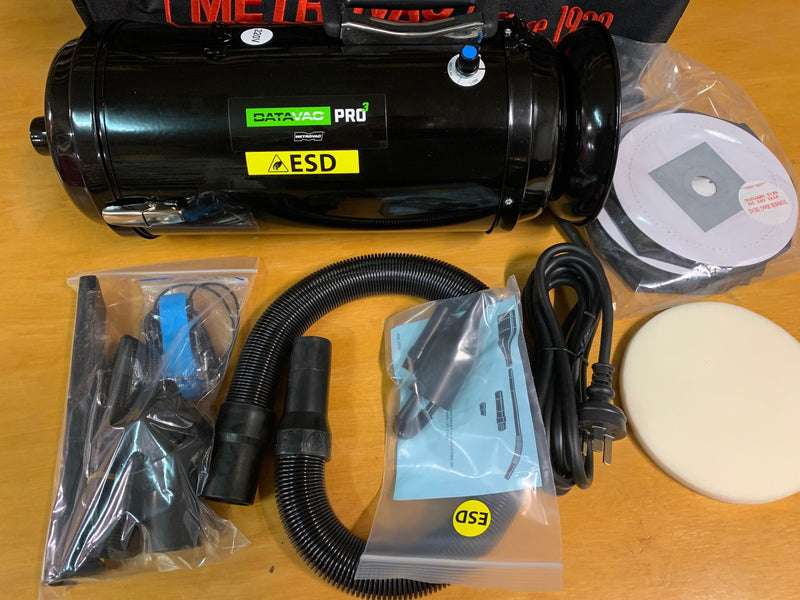 Metrovac DataVac 3 Esd Safe PRO Maintenance Vacuum System, 2 Speed, 240v