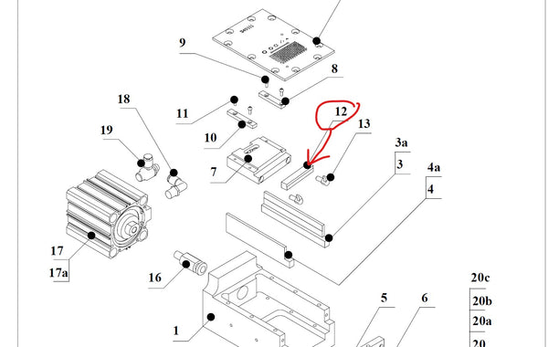 Olamef TP/LN-500/Cutting blade