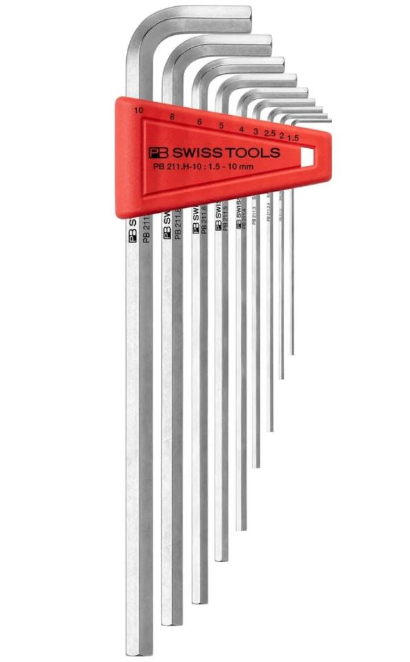 PB SWISS LONG SERIES HEX SET 1.5 TO 10MM