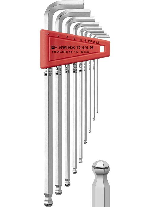 PB SWISS LONG BALL END HEX KEY SET