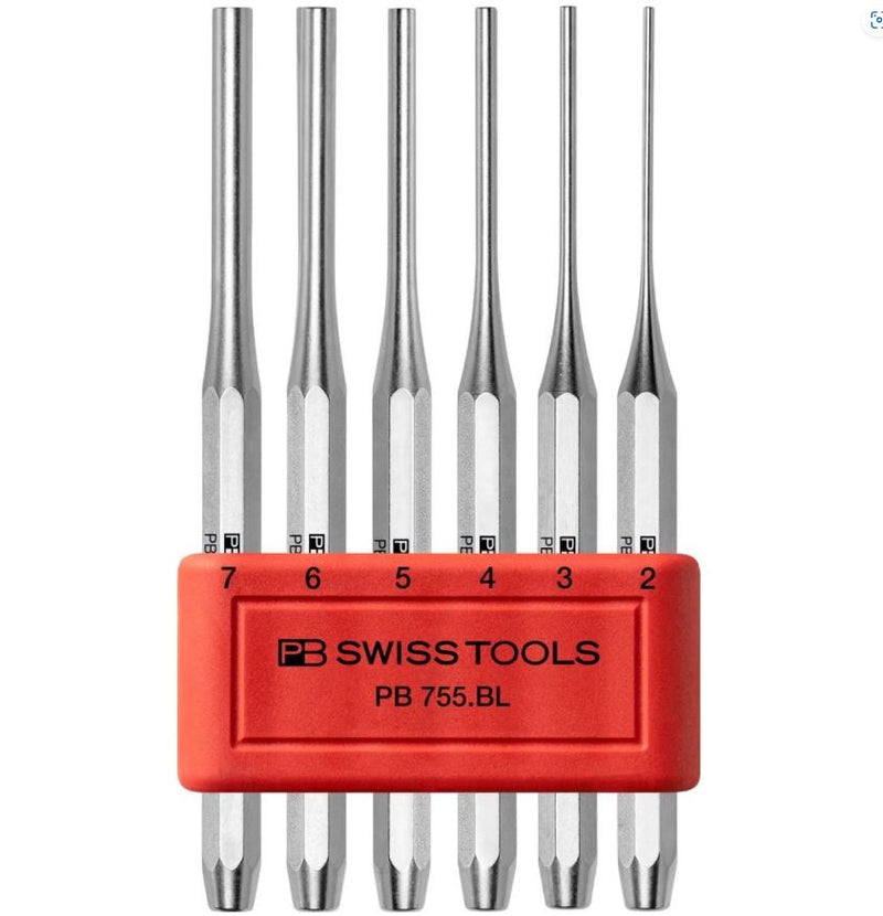 PB SWISS PIN PUNCH SET SAME LENGTH
