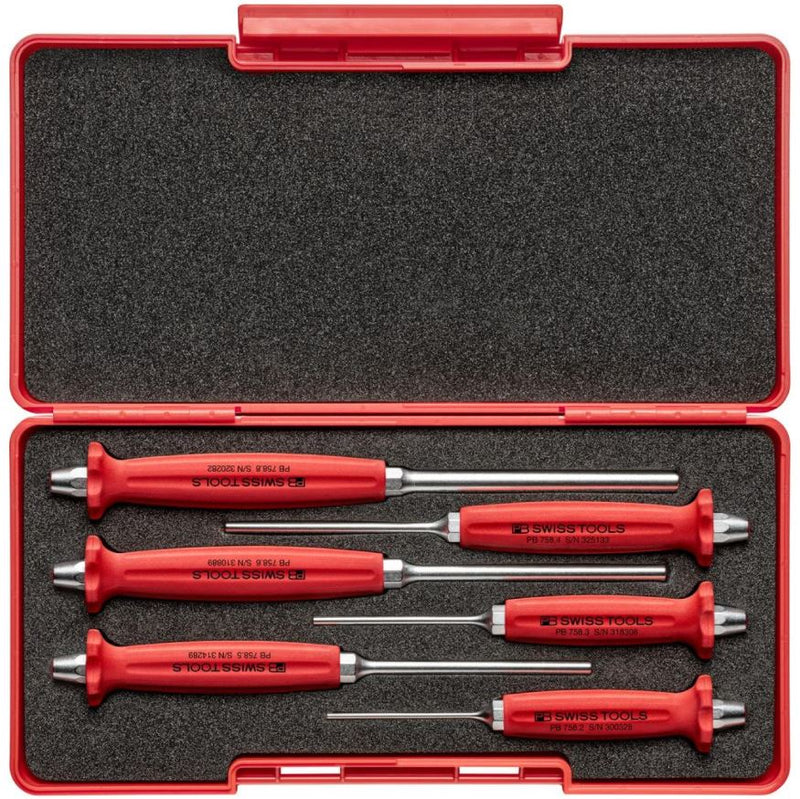 PB SWISS 6 PCE PIN PUNCH SET