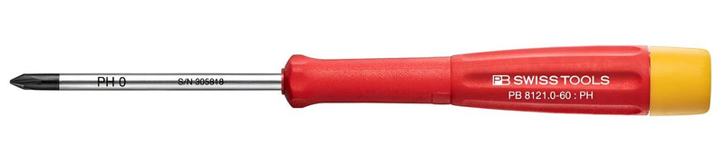 PB SWISS PH#0 X 60MM SCREWDRIVER