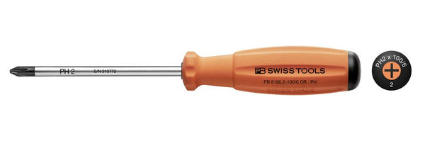 PB SWISS PH#2 X 100 ORANGE