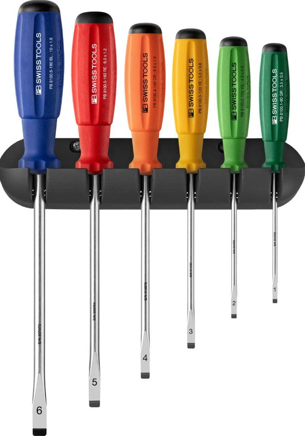 PB SWISS SLOTTED RAINBOW SET