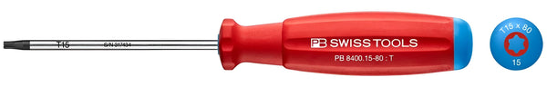 PB SWISS TOOLS TORX T15 X 80MM SDRIVER