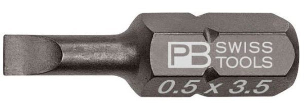 PB SWISS SLOTTED BIT 1/4 X  3.5MM X 25MM