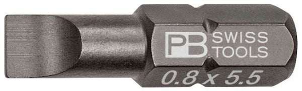 PB SWISS SLOTTED  1/4 X 5.5MM X 25MM