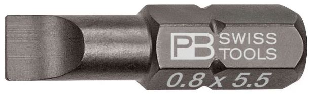 PB SWISS SLOTTED  1/4 X 5.5MM X 25MM