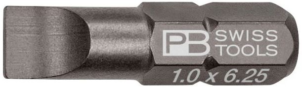 PB SWISS SLOTTED 1/4 X 6.25MM X 25MM