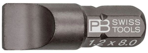 PB SWISS SLOTTED 1/4 X 8MM X 25MM