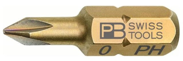PB SWISS PH0 1/4 HEX BIT 25MM