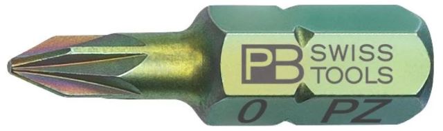 PB SWISS  PZ 0 1/4 HEX BIT X 25MM