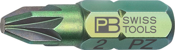 PB SWISS PZ2 1/4 HEX BIT 25MM