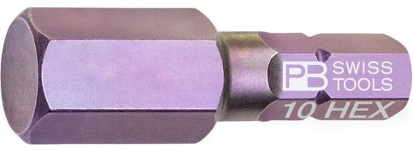 PB SWISS HEX BIT 10MM X 25MM
