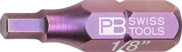 PB SWISS HEX BIT 1/8 X 25MM