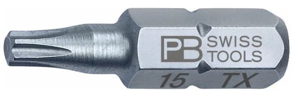 PB SWISS TORX T15 1/4 HEX BIT 25MM