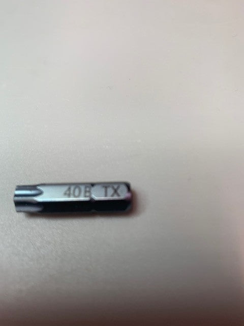 PB SWISS TORX T40 SEC 1/4 HEX BIT 25MM