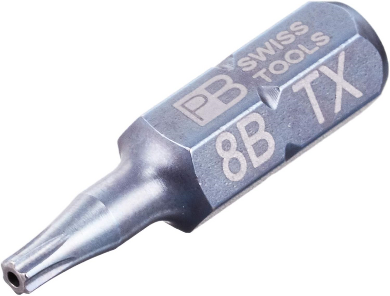 PB Swiss Tools Torx T8 1/4 Hex Bit 25mm