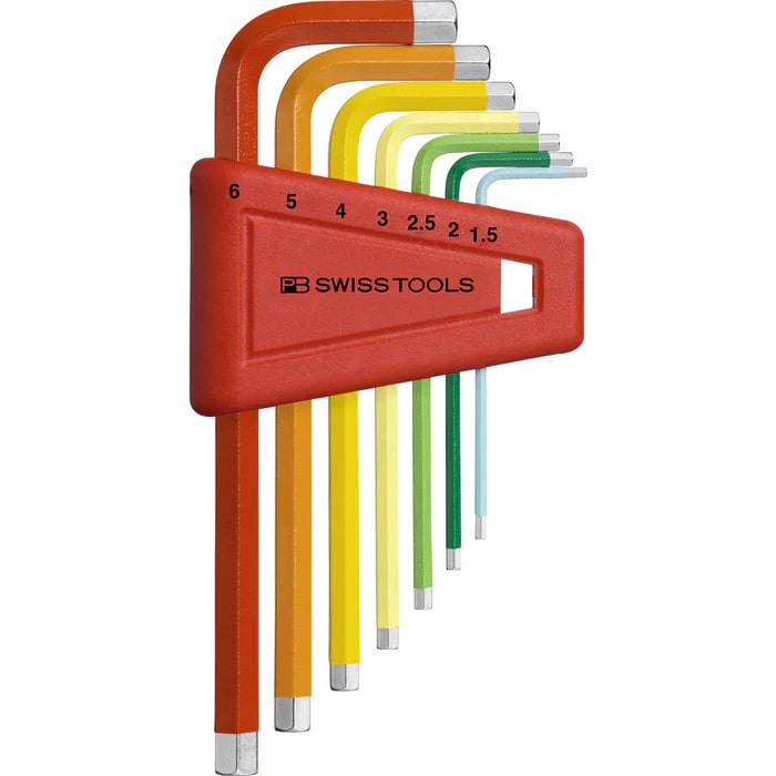 PB SWISS RAINBOW HEX SET 1.5-6MM