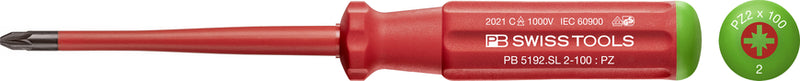 PB SWISS INSULATED SLIM POZI #2 X 100MM