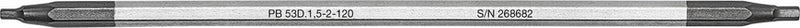 PB SWISS 53 BLADE HEX 1.5 TO 2MM