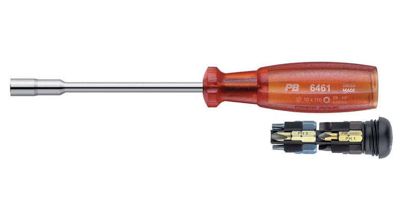 PB SWISS MAGNETIC SCREWDRIVER long WITH BITS