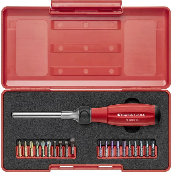 PB SWISS TWISTER RATCHET S/DRIVER & 20 BITS