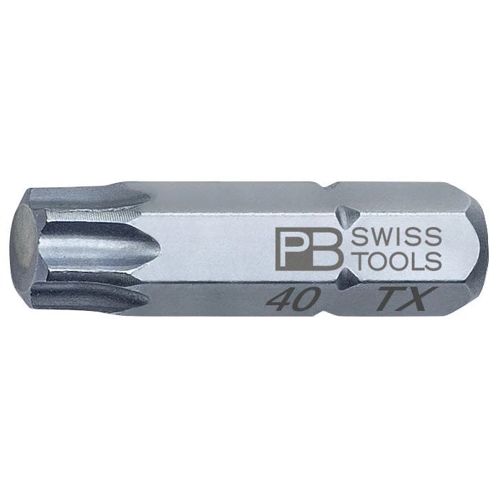 PB SWISS TORX T40 1/4 HEX BIT 25MM