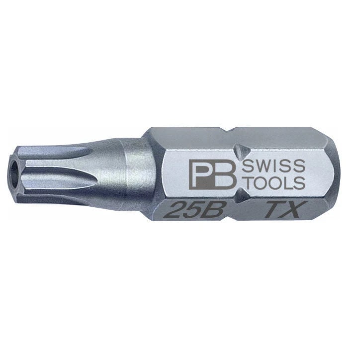 PB SWISS TORX  T25 SEC 1/4 HEX BIT 25MM