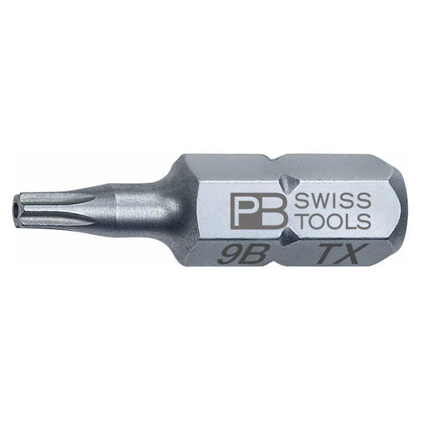 PB SWISS TORX T9 SEC 1/4 HEX BIT 25MM