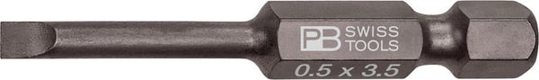 PB SWISS SLOTTED 3.5 X 0.5 1/4 HEX 50MM