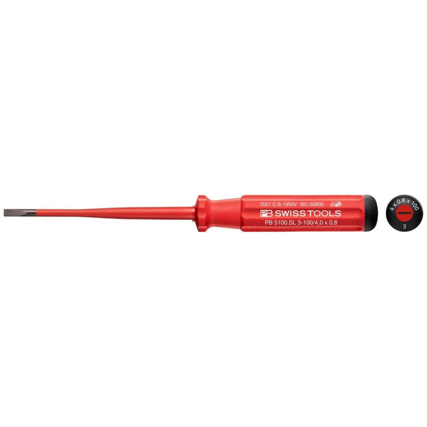 PB SWISS INSULATED VDE SCREWDRIVER4MM