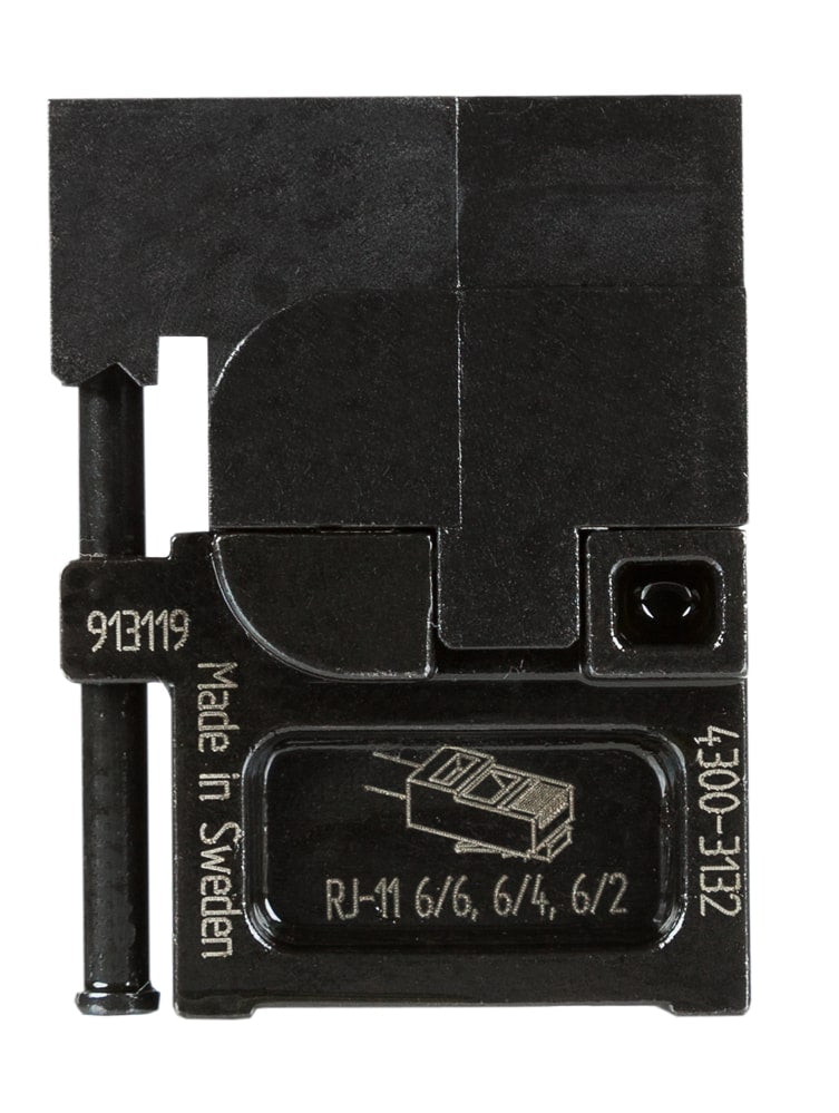 Pressmaster Die set for 6-position 6-contact (RJ11) modular plugs