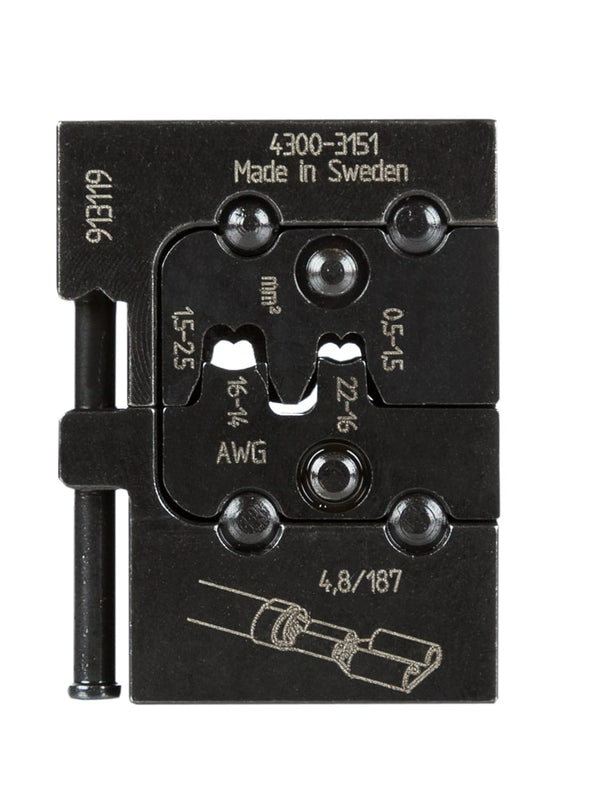 Pressmaster Open Barrel Die Set 14-22AWG