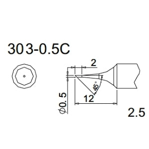 Quick Soldering Tip for 202D - 303-0.5C