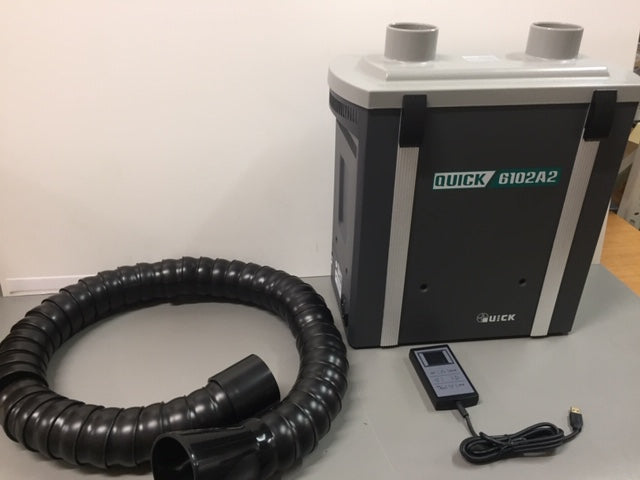 Quick 6102A2 Fume Extractor - Twin Outlet (New Model)
