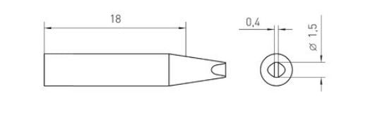 Weller Soldering Tip RTM015SMS