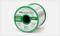 Nihon Lead Free Solder Wire, SN100C, 030 RMA Flux, 1.2mm, 500g