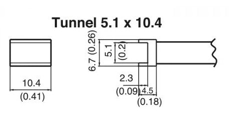 Hakko T15-1002 Tunnel Tip