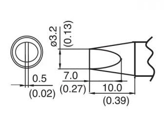 Hakko T15-DL32 Chisel Tip