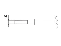 Hakko Tweezer Tips For FM2023 Handpiece - 2L