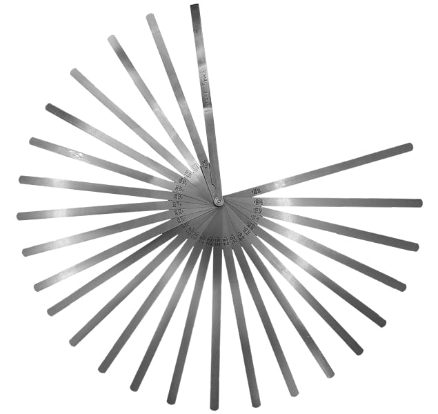 T&E 300mm Feeler Gauge - 24 Blade