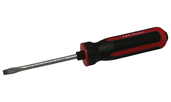 T&E Flat 6mm x 100mm Tang Thru SDriver