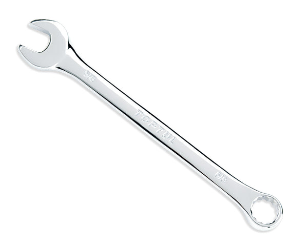Toptul 11/32" Combination Wrench Ring and Open End Mirror Finish