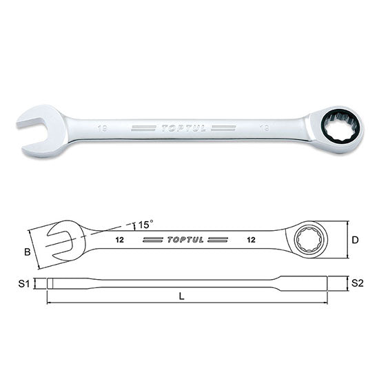 Toptul 1mm Gearwrench