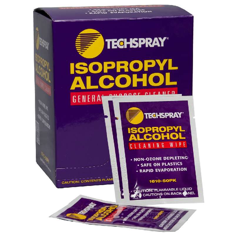 TechSpray IPA Wipes General Purpose Cleaner, 1 Per Pkt
