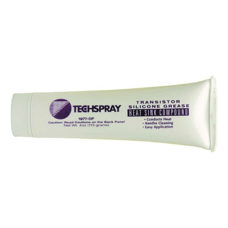 TechSpray Transistor Silicone Grease, 4oz Squeeze Tube