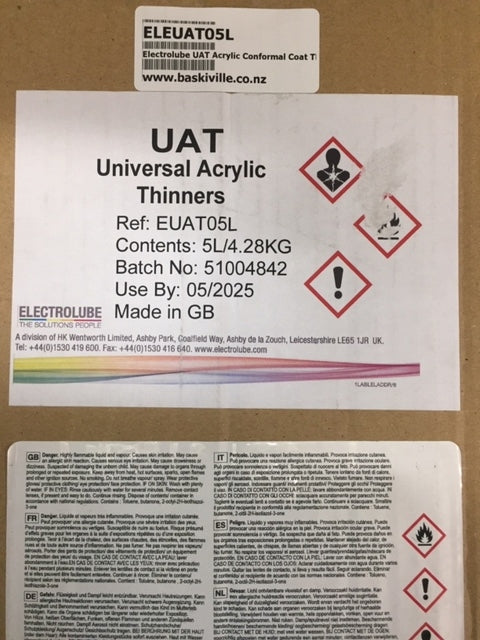 Electrolube UAT Acrylic Conformal Coat Thinner